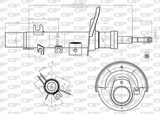 Open Parts SAB8600.31 - Ammortizzatore autozon.pro