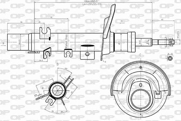 Open Parts SAB8601.31 - Ammortizzatore autozon.pro