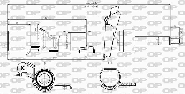 Open Parts SAB8608.31 - Ammortizzatore autozon.pro