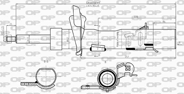 Open Parts SAB8607.31 - Ammortizzatore autozon.pro