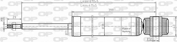 Open Parts SAB8619.32 - Ammortizzatore autozon.pro