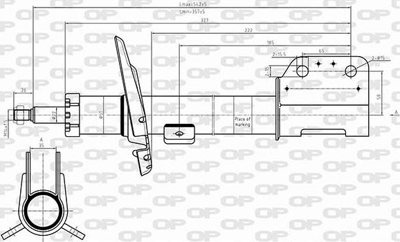 Open Parts SAB8618.31 - Ammortizzatore autozon.pro