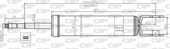 Open Parts SAB8639.32 - Ammortizzatore autozon.pro