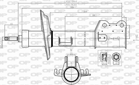 Open Parts SAB8635.31 - Ammortizzatore autozon.pro