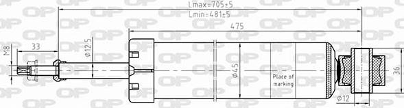 Open Parts SAB8638.32 - Ammortizzatore autozon.pro