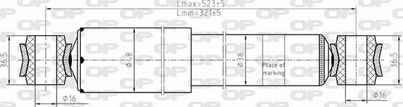 Open Parts SAB8623.32 - Ammortizzatore autozon.pro