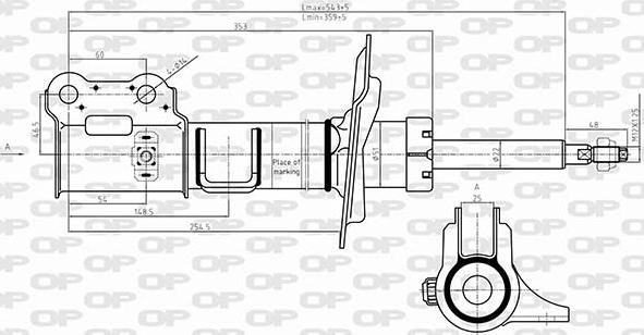 Open Parts SAB8627.31 - Ammortizzatore autozon.pro