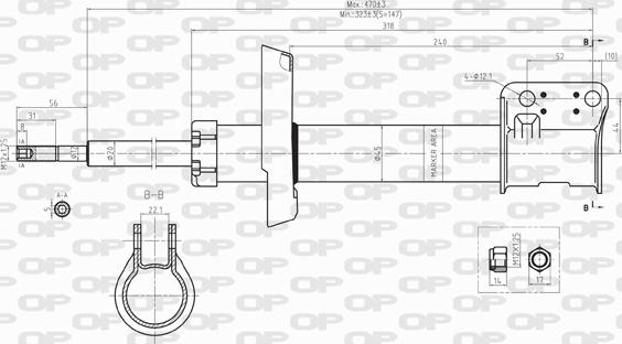 Open Parts SAB8099.11 - Ammortizzatore autozon.pro