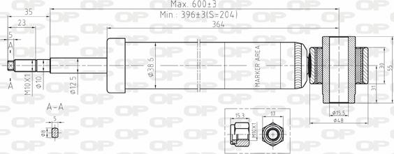 Open Parts SAB8094.32 - Ammortizzatore autozon.pro