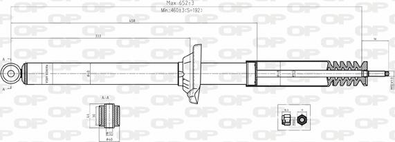 Open Parts SAB8048.32 - Ammortizzatore autozon.pro