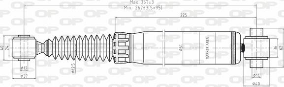 Open Parts SAB8043.32 - Ammortizzatore autozon.pro