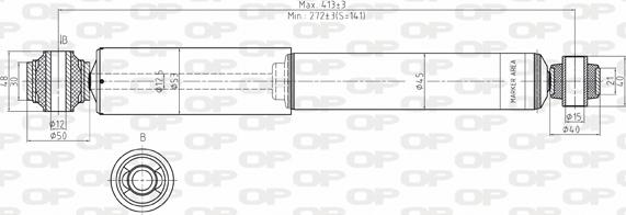 Open Parts SAB8059.32 - Ammortizzatore autozon.pro