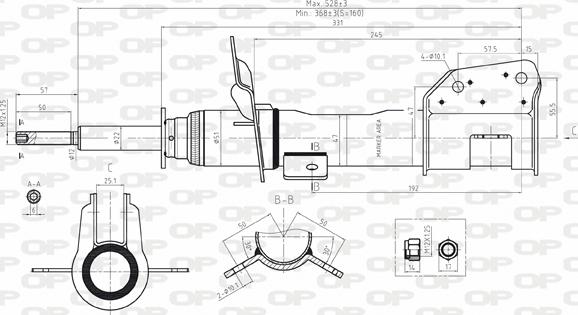 Open Parts SAB8050.31 - Ammortizzatore autozon.pro