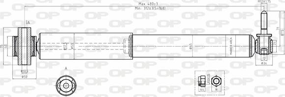 Open Parts SAB8057.32 - Ammortizzatore autozon.pro