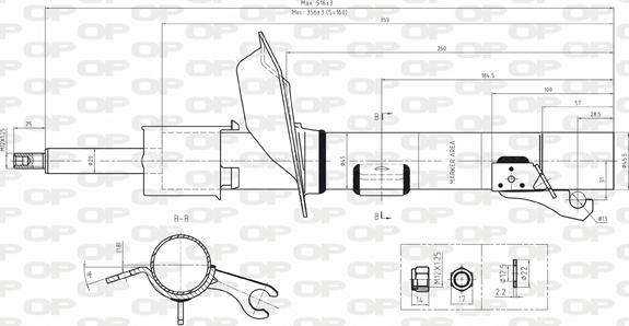 Open Parts SAB8064.31 - Ammortizzatore autozon.pro