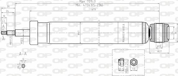 Open Parts SAB8065.32 - Ammortizzatore autozon.pro