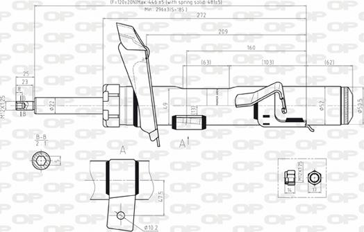 Open Parts SAB8061.31 - Ammortizzatore autozon.pro