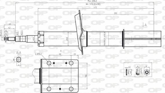 Open Parts SAB8062.31 - Ammortizzatore autozon.pro