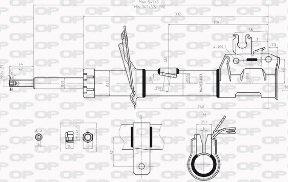 Open Parts SAB8009.31 - Ammortizzatore autozon.pro