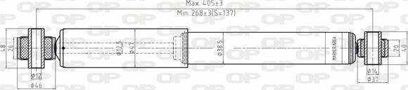 Open Parts SAB8004.32 - Ammortizzatore autozon.pro