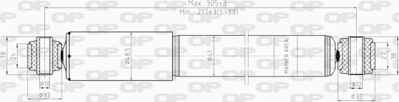 Open Parts SAB8007.32 - Ammortizzatore autozon.pro