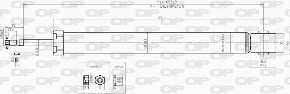 Open Parts SAB8014.32 - Ammortizzatore autozon.pro