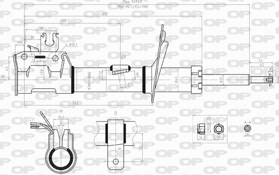 Open Parts SAB8010.31 - Ammortizzatore autozon.pro