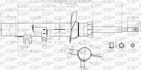 Open Parts SAB8011.31 - Ammortizzatore autozon.pro