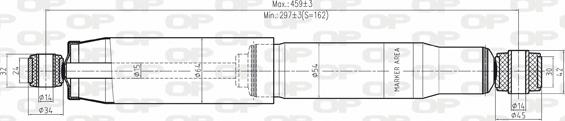 Open Parts SAB8018.32 - Ammortizzatore autozon.pro