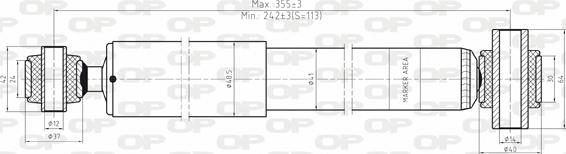 Open Parts SAB8084.12 - Ammortizzatore autozon.pro