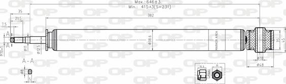 Open Parts SAB8085.32 - Ammortizzatore autozon.pro