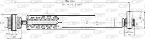 Open Parts SAB8081.32 - Ammortizzatore autozon.pro