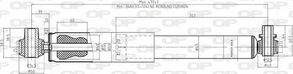 Open Parts SAB8082.32 - Ammortizzatore autozon.pro