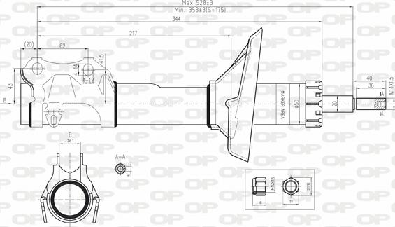 Open Parts SAB8087.11 - Ammortizzatore autozon.pro