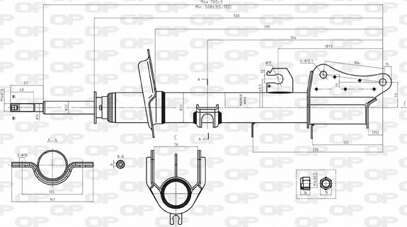 Open Parts SAB8034.32 - Ammortizzatore autozon.pro