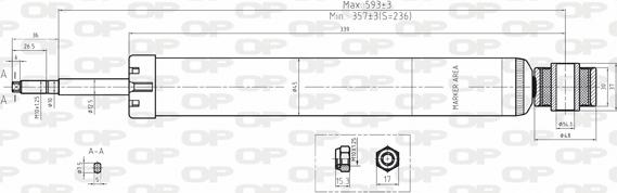 Open Parts SAB8032.32 - Ammortizzatore autozon.pro