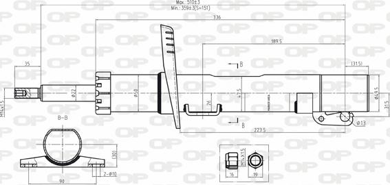 Open Parts SAB8029.31 - Ammortizzatore autozon.pro