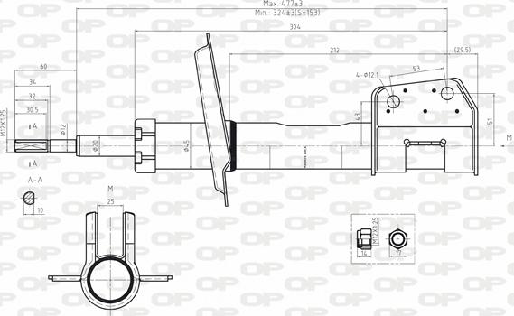 Open Parts SAB8026.31 - Ammortizzatore autozon.pro