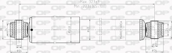 Open Parts SAB8020.32 - Ammortizzatore autozon.pro