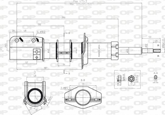 Open Parts SAB8023.11 - Ammortizzatore autozon.pro