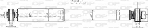 Open Parts SAB8027.32 - Ammortizzatore autozon.pro