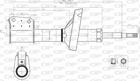 Open Parts SAB8074.31 - Ammortizzatore autozon.pro