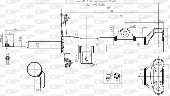 Open Parts SAB8073.31 - Ammortizzatore autozon.pro