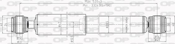 Open Parts SAB8198.32 - Ammortizzatore autozon.pro