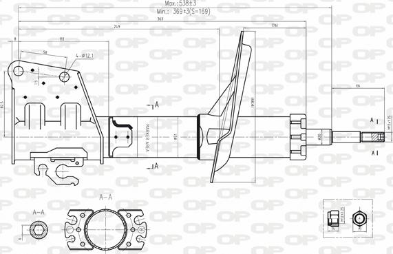 Open Parts SAB8144.31 - Ammortizzatore autozon.pro