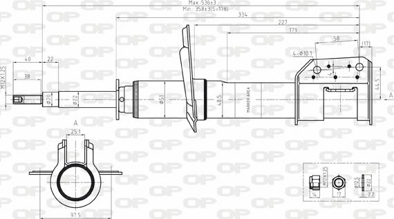 Open Parts SAB8145.31 - Ammortizzatore autozon.pro