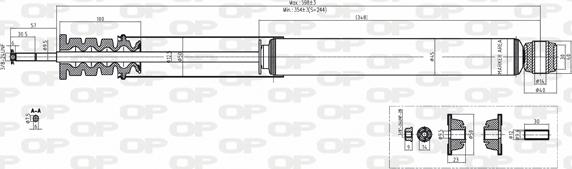 Open Parts SAB8155.32 - Ammortizzatore autozon.pro