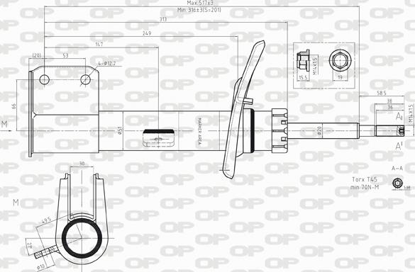 Open Parts SAB8151.31 - Ammortizzatore autozon.pro