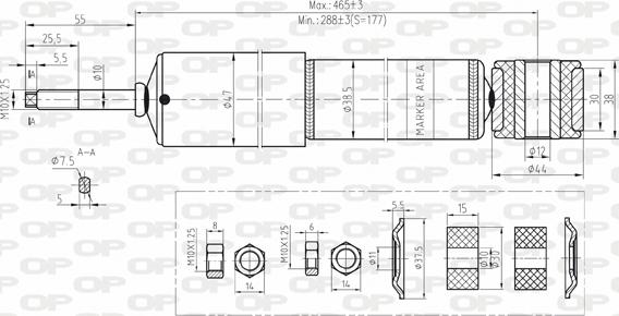 Open Parts SAB8158.32 - Ammortizzatore autozon.pro