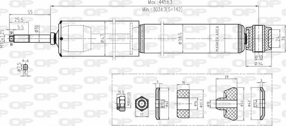 Open Parts SAB8153.32 - Ammortizzatore autozon.pro